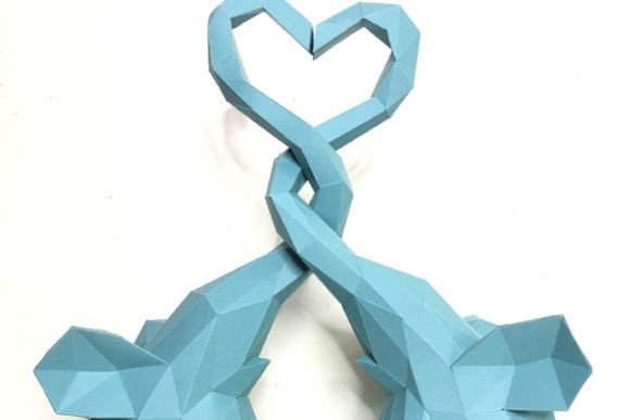 3D SVG Animals: Elephant Lovers Paper Sculpture Review
