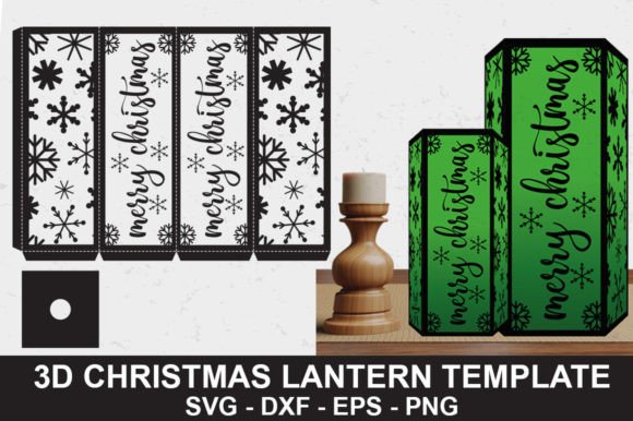 3D SVG Christmas Lantern Review