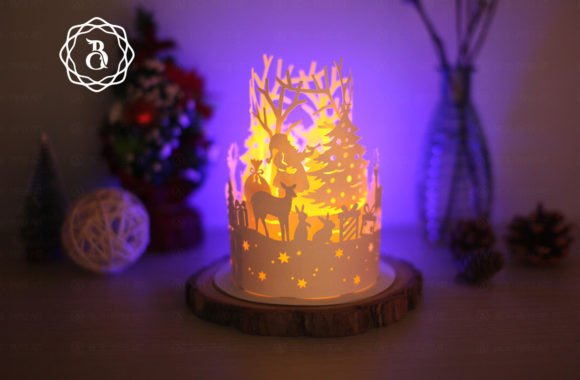 3D SVG Christmas Lantern Review