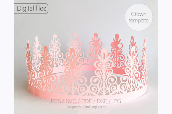 Birthday Crown Svg 3D SVG for Entertainment
