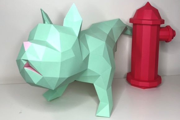 Bulldog 3D SVG: Animals Branding Asset
