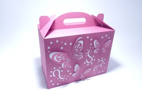 Butterflies Gable Box 3D SVG for Seasons