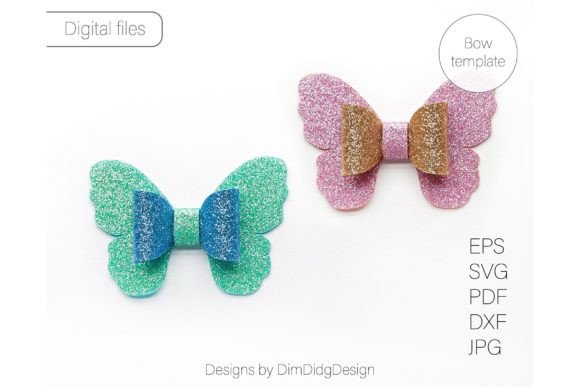 Butterfly Bow Svg 3D SVG Objects