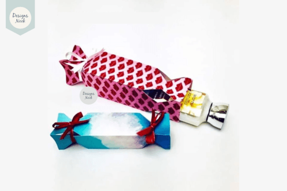 Candy Wrap Box Template - 3D SVG Shapes