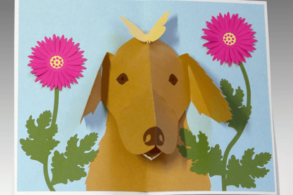 Golden Retriever 3D SVG for Animals Branding