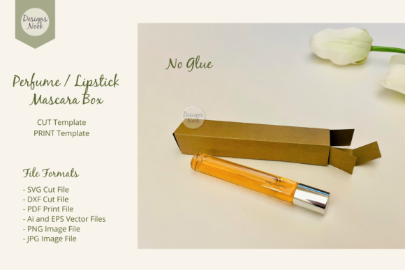Lipstick Box SVG Template, 3D SVG Shapes