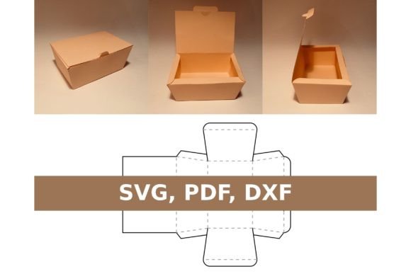 Lunch Box 3D SVG Gift Boxes