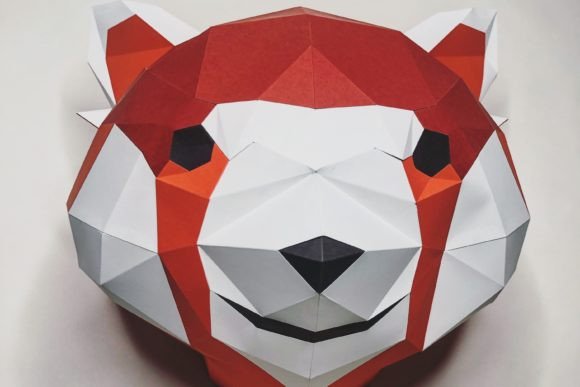 Red Panda Face Paper Sculpture: A Designer’s Review