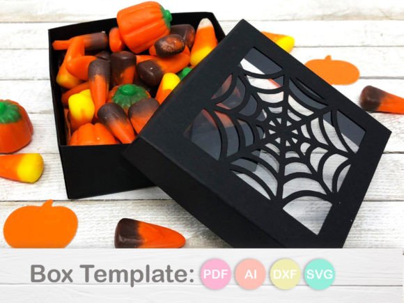 Spiderweb Box Template: A 3D SVG Shape for Brands