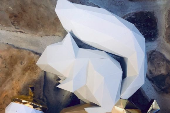 Squirrel Paper Sculpture: 3D SVG Animals Review