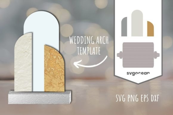 Wedding Arch SVG: Elevating 3D SVG Shapes